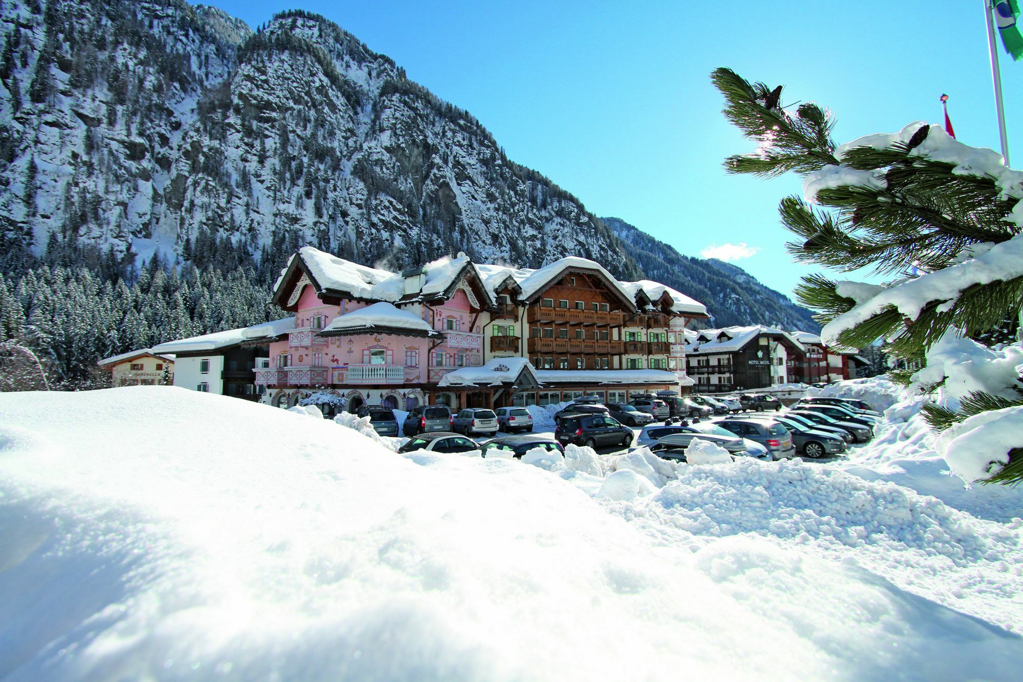 Hotel Soreghes Gran Chalet Campitello di Fassa Eksteriør billede